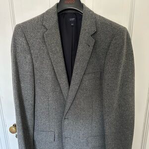 J. Crew Men's Heather Gray Heavy Wool Sport Coat